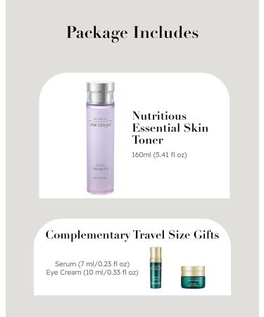 ISA KNOX Age Focus Vital Collagen Emulsion & PRIME Wrinkle Serum & Eye Cream - Korean Skin Care with Vitamins C B12 & E | 177ml | International Shipping - Buy Online on GoSupps.com