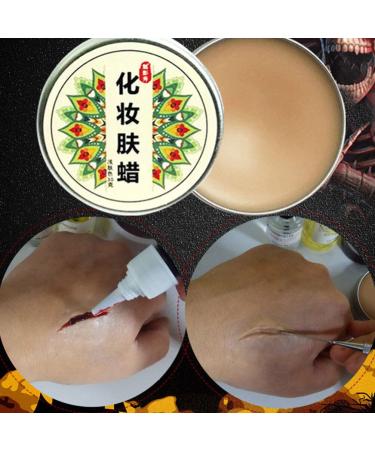 Lurrose 7Pcs Fake Scars Wax Set | Special Effects Skin Wax & Blood Gel for Realistic Scars | International Shipping Available - Buy Online on GoSupps.com