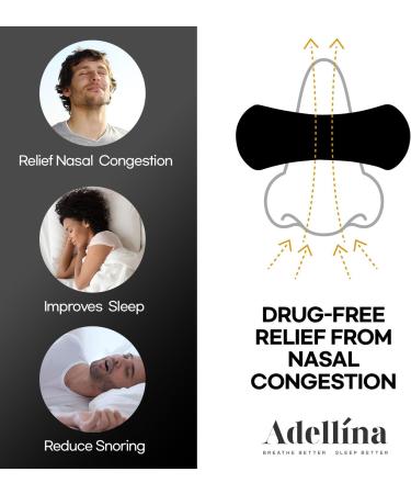 Extra Strength Nasal Strips for Snoring - 30 Ct | Instant Relief from Nasal Congestion & Better Sleep for Men & Women - Buy Online on GoSupps.com