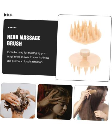 Tovinanna 2-Piece Massage Comb Set | Head Scalp Shampoo Brush & Silicone Hairbrush Tool for Relaxing Showers - Buy Online on GoSupps.com