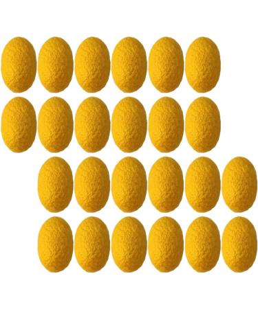 Buy Beaupretty 150 Pcs Wrinkle Removal Beauty Scrub Cocoons - Silk Facial Balls for Cleansing - Yellow 2.7x2cm - International Shipping Available - Buy Online on GoSupps.com