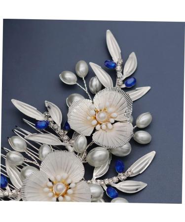 FRCOLOR Wedding Hair Clip Bridal Hair Clip Bridal Hair Accessory Flower Bridal Comb Vintage Hair Comb Pearl Hair Comb Pearl Hair Pin Tiara Bridal Hair Comb Bride Petals Wedding Accessories - Buy Online on GoSupps.com