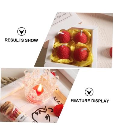 Strawberry Scented Valentine s Day Candle - Perfect Gift for Her | International Shipping - Buy Online on GoSupps.com
