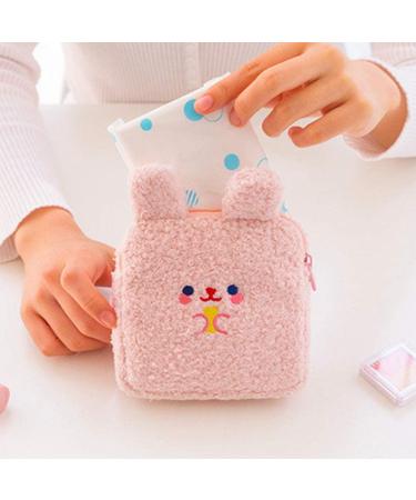 DOITOOL Creative Period Bag - Cute Pink Sanitary Napkin Pouch for Teens and Women - Buy Online on GoSupps.com