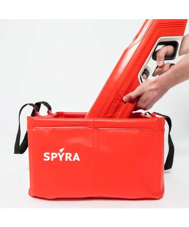 Spyrabase Portable Foldable Water Bucket - Durable Stable & Flexible Garden Tool (Red) | Perfect for Outdoors - Buy Online on GoSupps.com