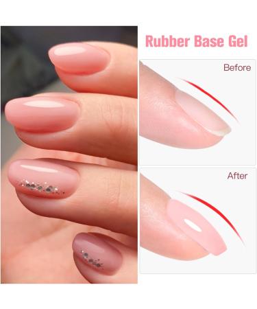 HERBENJOY Builder Gels 5 In 1 Nail Extension Gel 15ml Pink Strengthening Gel Base Gel Color Gel Nail Polish Foundation Gel Rhinestones Glue Gel For Nail Art (03 Nude) - Buy Online on GoSupps.com