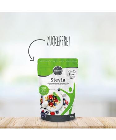 8x Borchers Stevia Crystalline Sweetener - Low-Calorie Value Pack 700g | Healthy Sugar Substitute - Buy Online on GoSupps.com
