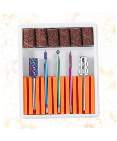 POPETPOP 1 Set Nail Drill Bits for Acrylic Electric Nail File Drill Bits Cuticle Drill Bit Nail Polish Tools Drill Bits for Nails Pedicure Bits Electrical Tools Tungsten Steel Grinding Head 6.5x5.5cm Orange - Buy Online on GoSupps.com