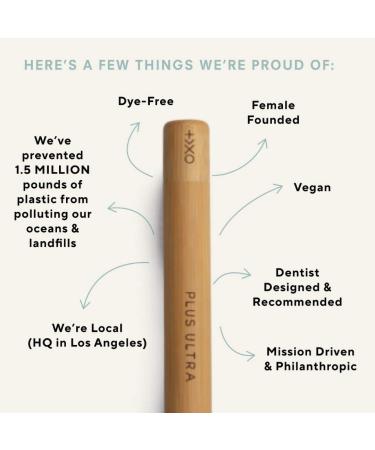 Plus Ultra Bamboo Adult Toothbrush Travel Case - Eco-Friendly & Portable - Buy Online on GoSupps.com