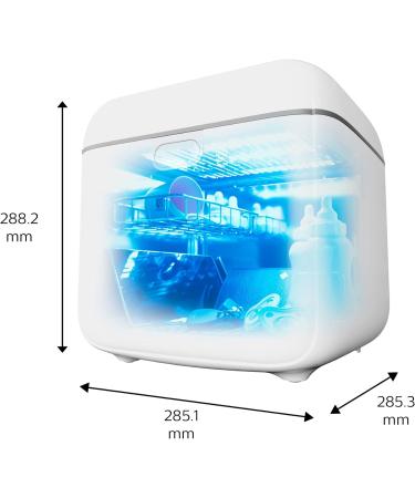 Philips UV-C Disinfection Box 10W - White for Home Disinfection of Personal Objects - Phone Keys, Toys, Bottles - Large Size - Buy Online on GoSupps.com