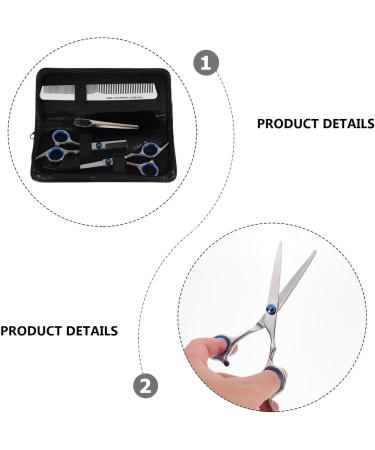 Mikinona 1 Set Hair Scissors Thinning Shear Hair Trimming Scissor Hair Clippers Kit Thinning Hair Tool Hair Cutting Tool Kit Hair Salon Kit Haircut Scissors Teeth Scissor Plastic - Buy Online on GoSupps.com