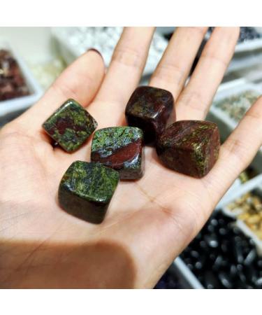 Natural Crystals and Stones 4pcs Natural Dragon Blood Stone Cube Quartz Polished Stone Crystal Gemstone Crystal Gravel Natural Quartz Crystals for Decoration kaixun - Buy Online on GoSupps.com