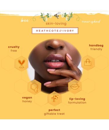 Heathcote & Ivory Busy Bee's Vegan Honey Lip Butter | 20g - Buy Online on GoSupps.com