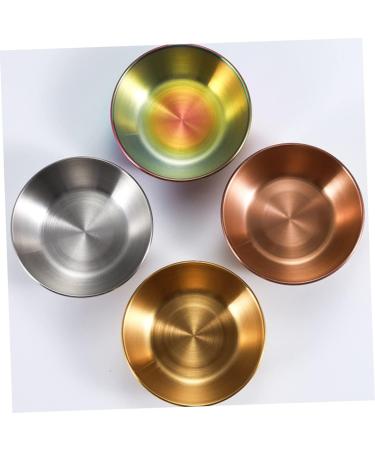 MAGICLULU 24 Pcs Silver Sauce Dish Dipping Sauce Seasoning Dish Stainless Steel 9x9cmx3pcs Silverx3pcs - Buy Online on GoSupps.com