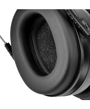 Soundproof Ear Protection Officer - SNR 35 for 110 dB Environments | Compact Black Design - Buy Online on GoSupps.com