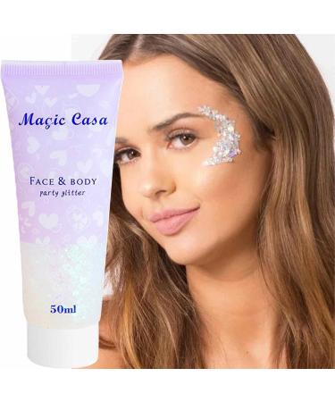  Jildouf Face Glitter Glitter Body Gel Glitter Face Gel for Body and Face | Christmas Glitter Cosmetic Art Loose Cream Diamond Rhinestone Makeup Party Festival Jildouf - Buy Online on GoSupps.com