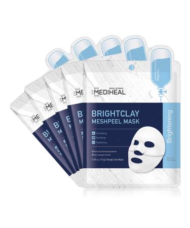 Mediheal Brightclay Meshpeel Mask 5 Sheets 0.59 oz (17 g) Each