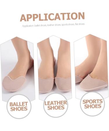 2 Pairs Ballet Toe Protectors - Cushioned Pointe Shoe Covers & Forefoot Relief Pads for Women - Buy Online on GoSupps.com
