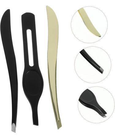 Healeved 2 Sets Eyebrow Tweezers for Women Slant Tip Tweezers Facial Hair Removal Tweezers Blackhead Tweezers Makeup Kits Eyebrow Plucking Kit Eyebrow Clip Tweezers Eyebrow Makeup Tool - Buy Online on GoSupps.com