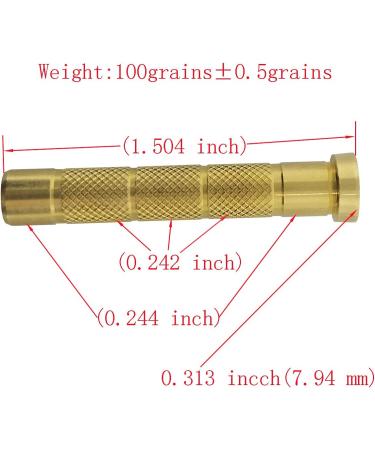 Field Point Copper Bolts for .244 Carbon Arrow (12 Pack) - Archery Accessories - Buy Online on GoSupps.com