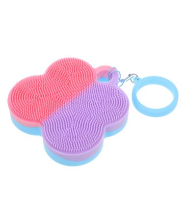 FRCOLOR Face Cleansing Brush Exfoliator Silicone Exfoliating Face Scrubber Portable Face Brush Sensitive Skin Soft Brush Facial Face Silicone Scrubber Face Exfoliator Nano Bath Brush Pores 7x7cm As Shown