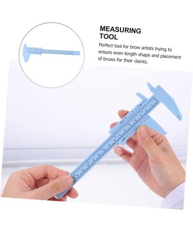 FRCOLOR 2pcs Eyebrow Ruler Leather Hair Tie Mini Measure Tool Multifunction Measuring Instrument Miss - Buy Online on GoSupps.com
