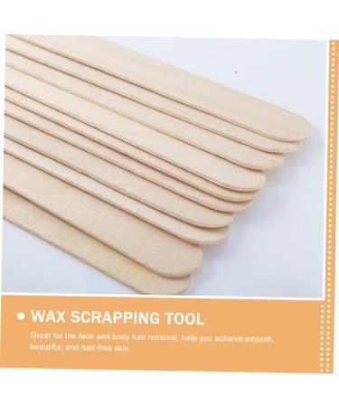 CABILOCK 400 STK Waxed Wooden Applicator Sticks - Portable Wax Tools for Hair Removal & Makeup - Ideal for Waxing Booths - Buy Online on GoSupps.com