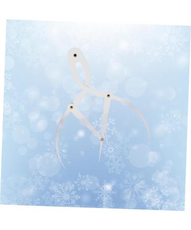 FOMIYES Eyebrow Ruler Sticker Eyebrow Golden Ratio Ruler Brow Stencils Scale Balance Ruler Stainless Steel - Buy Online on GoSupps.com