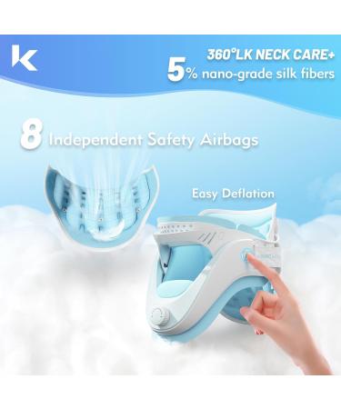 K LUDWIG KATRIN Neck Stretcher Neck Traction Device with Built-in Integrated Airbag Adjustable Cervical Traction Device for Neck Pain Relief Portable Upgraded Design for Neck and Shoulder Relaxer. pro - Buy Online on GoSupps.com