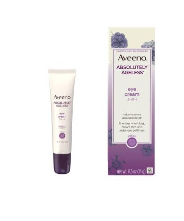 Aveeno Ageless Eye Cream 0.5oz - Revitalize & Reduce Dark Circles - International Shipping Available - Buy Online on GoSupps.com
