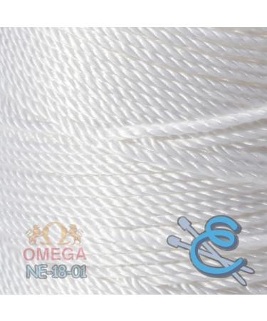 Espiga No.18 - 100% Nylon Omega String Cord for Knitting and Crochet | 01 White - Buy Online on GoSupps.com
