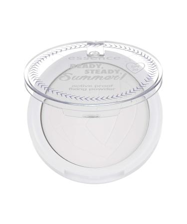 Essence Ready Steady Summer!Active Proof Fixing Powder No. 01 The Summer Is Yours Contents: 8G Fixing powder with LSF20 that holds out every activity.