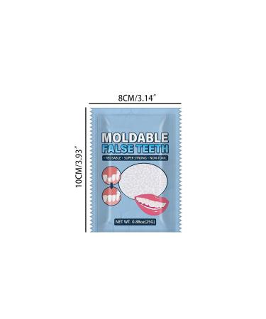 Plastic Teeth Glue Dentures Kit | Temporary Filling Teeth | Fake Filling Holes | Denture Bath Case | 1/2/3pcs | One Size C - Buy Online on GoSupps.com