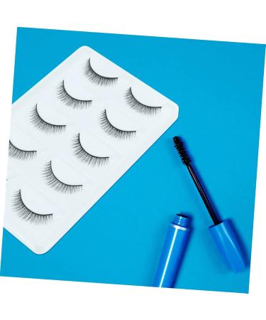 FOMIYES 10 Pairs Short False Eyelashes Handmade Eyelashes Fiber Makeup Eyelashes Fake Cosmetic Eyelashes Artificial Eyelashes Hair Eyelashes Makeup Lash Dense 6d Artificial Fiber Extend - Buy Online on GoSupps.com