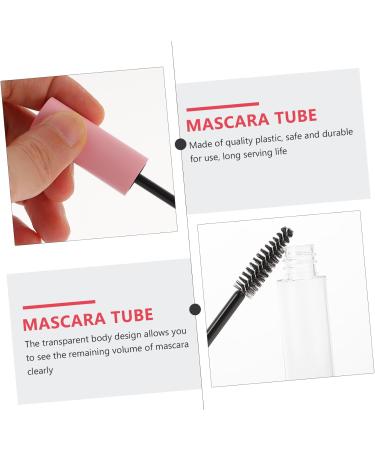 Mikinona 10pcs Mascara Empty Tube Eyeliner Tube with Brush Eyelash Mascara Pink Toiletries Travel Make up 1 g (Pack of 1) Pink - Buy Online on GoSupps.com
