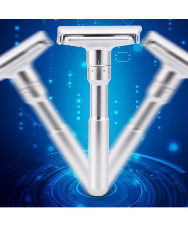 Adjustable Safety Razor Zinc Alloy Classic - Perfect Shave with 5 Blades for Men & Women | International Shipping Available - Buy Online on GoSupps.com