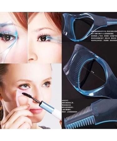 Buy 2pcs 3-in-1 Eyelash Brush Tool - Pink & Blue Makeup Applicator for Perfect Mascara Guard - Ideal for Women & Girls - International Shipping Available - Buy Online on GoSupps.com