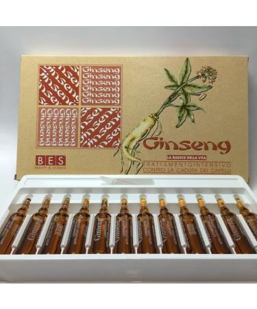 BES Pack of 12 ampoules of ginseng lotion 10 ml - - Buy Online on GoSupps.com