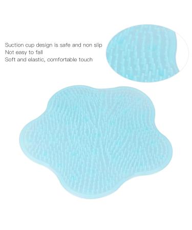 Buy Shower Foot Scrubber with Suction Cup - Blue Foot Cleaner for Peeling & Massage - International Shipping - Buy Online on GoSupps.com