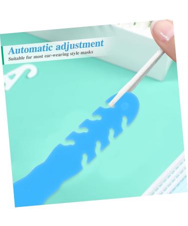 Hoement 10-Pack Elastic Mask Strap Buckles - Disposable Mask Accessories Cable Extensions (16.00x1.80x0.20cm) | International Shipping Available - Buy Online on GoSupps.com