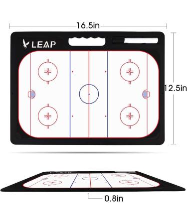LEAP Coach Board Premium Tactical Clipboard for Basketball, Baseball, Soccer, Football, Hockey - Double-Sided Dry Erase Marker Board - Buy Online on GoSupps.com