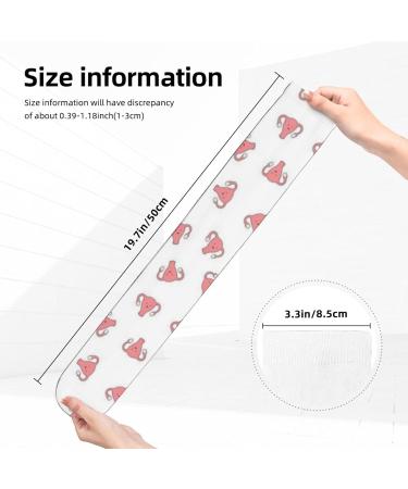 Buy Happy Crazy Uterus White Compression Socks for Men & Women - 15-20 mmHg for Running & Cycling Support - Buy Online on GoSupps.com