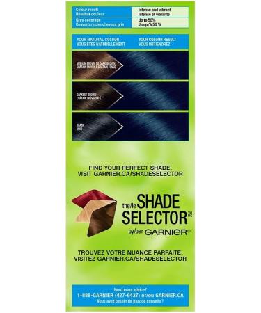 Garnier Nutrisse Ultra Color Permanent Hair Dye 310 Darkest Blue Vibrant Colour Silky and Smooth Hair Enriched With Avocado Oil 1 Application BLACK/BLUE SHADES 310 Darkest Blue - Buy Online on GoSupps.com