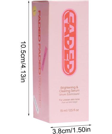 Faded Brightening & Cleansing Serum - Brightening & Purifying Serum for Dark Spots & Discolorations - Reduces Discoloration Post-Clematic Marks Scars & Freckles - Buy Online on GoSupps.com