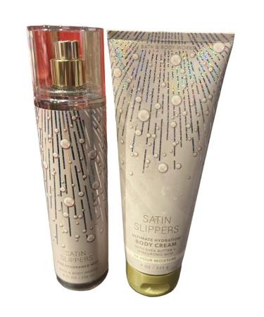 Shop Bath & Body Works Fragrance Gift Sets | Satin Slippers Mist & Cream | International Shipping Available - Buy Online on GoSupps.com