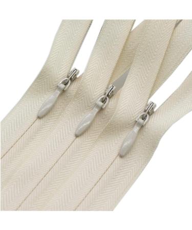 YaHoGa 10pcs 18 Invisible Conceal Zippers for Sewing Dress Garments Pillow Tailor Craft - Beige 18 - Buy Online on GoSupps.com