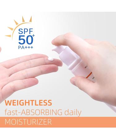 Universal Sunscreen SPF 50 PA+++ | Non-Sticky Color Protector UV Defense for All Skin Types | 2-Piece Set - Buy Online on GoSupps.com