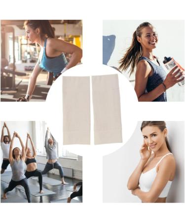 Arm Slimming Shaper Wrap - Compression Sleeve for Flabby Arms | 1 Pair Khaki - International Shipping - Buy Online on GoSupps.com