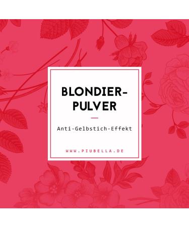 Piubella Bleach Powder 2x500g - Professional Hair Bleach for Salon Quality Results | International Shipping Available - Buy Online on GoSupps.com