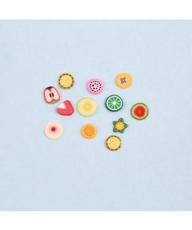 CDKJ 1000Pcs DIY Fruit Fimo Polymer Clay Slices Nail Art Sticker Tip Decorations - Buy Online on GoSupps.com